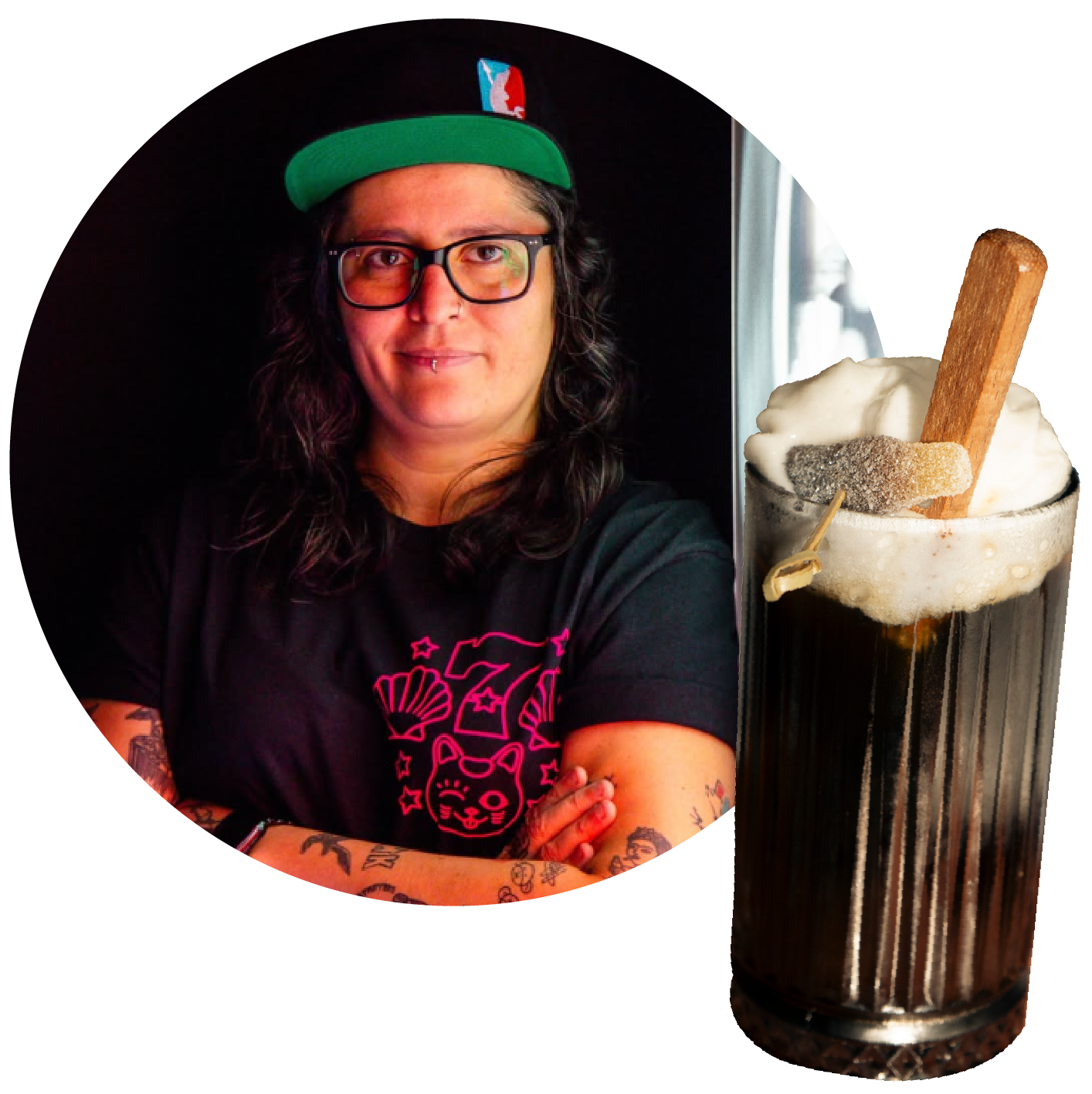Claudia Cabrera, creadora de la carta de coctelería de Barra Lupe